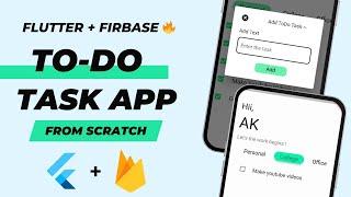 Flutter Todo App Firebase  ||  Todo App Flutter Firebase