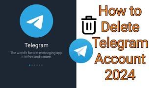 How to delete Telegram account in 2024