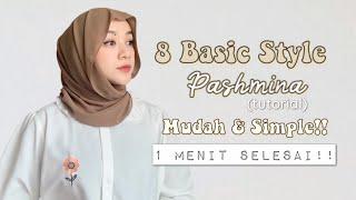 Tutorial Pashmina Simple untuk Sehari-hari, Kondangan, Wisuda, Lamaran, Kerja dan Kuliah