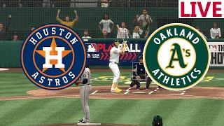 LIVE Baseball Houston Astros VS Oakland Athletics /July 24/MLB THE SHOW 2024