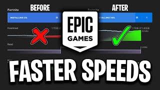 How To FIX Epic Games Launcher Slow Download Speed! (Faster Downloads)