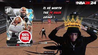 GALAXY OPAL LEBRON JAMES GAMEPLAY 2K24 - IS LEBRON WORTH THE 14 HOUR GRIND??