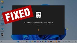 FIX - Please wait while we start your update | Epic Games Launcher STUCK!!  | WindowsEngine.ini