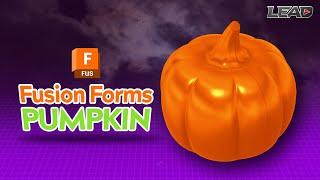 How To Model a Pumpkin with Fusion Forms