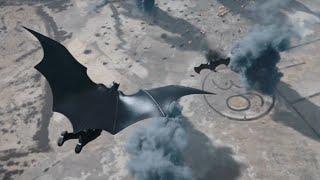 The Flash - Batman’s Batwing Crash & Fight with Kryptonian | Michael Keaton