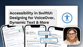 Accessibility in SwiftUI: Designing for VoiceOver, Dynamic Text & More