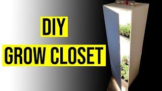 DIY Grow Room Closet (Wardrobe) Build & Setup - Grow Tent vs Closet