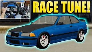 BEST BMW E36 Race Tune?! - Mon Bazou W/ Logitech G27 + Wheel Cam #39