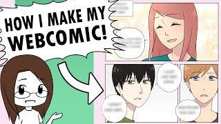 How I Make My Webcomic / Webtoon! My Creation Process!