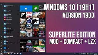 WINDOWS 10 PRO 19H1 - SUPERLITE COMPACT (GAMING EDITION)
