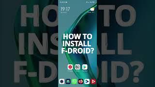 How to install the F-Droid Store?