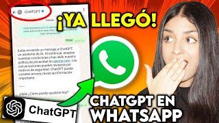 CHATGPT is coming to Whatsapp! How to get it? How to use it?