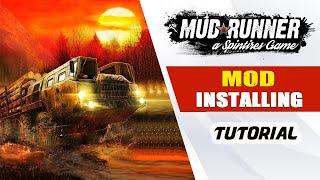 How To Install Mudrunner- Mods  Complete Mod Installing Tutorial | Spintire Mudrunner