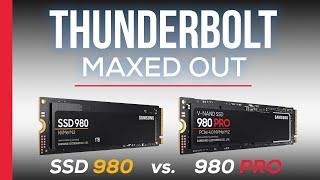 Thunderbolt Maximum Speed - Samsung SSD 980 vs. SSD 980 PRO