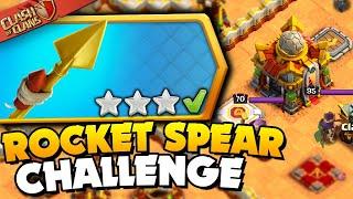 Easily 3 Star Fear the Rocket Spear Challenge (Clash of Clans)