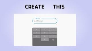 How to create number input field in Flutter