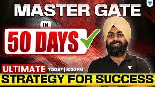 "Master GATE in 50 Days| Ultimate Strategy for Success | GATE 2025 | By Dr. Jaspal Singh Sir