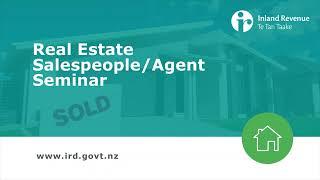 Real Estate Salespeople/Agent Seminar