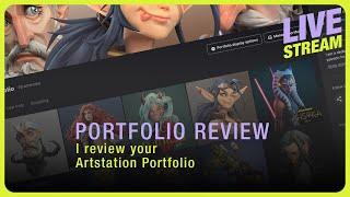 Community Portfolio Review Part 3 | on Live Stream | in ZBrush