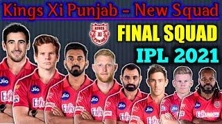 IPL 2021 Kings Xi Punjab Full Squad : KXIP Team Final Squad | KXIP Players List IPL 2021