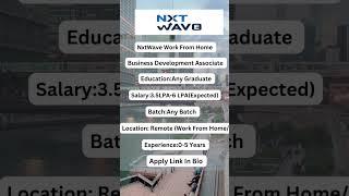 NxtWave Work From Home Job | Student Support Job | Online Job At Home | Latest Jobs For Freshers