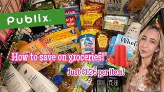 PUBLIX HAUL 7/3-7/9 | EASY GROCERY DEALS | HOW TO COUPON FOR FOOD & MORE!