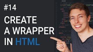 14: How to Create a Wrapper in HTML | Learn HTML and CSS | Full Course For Beginners