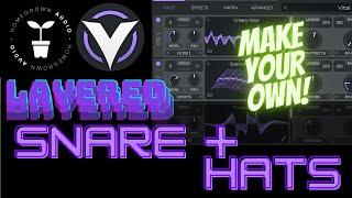 Vital Sound Design: Percussion Synthesis. Layered Snare. Create Your Rhythm Section In 15 Minutes.