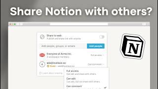 How to share Notion pages with others? (Step-by-Step Guide 2024)