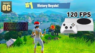 OG Fortnite on Xbox Series S | Keyboard & Mouse Gameplay | 120 FPS | Solo