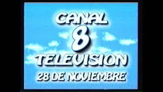 15/2000 CANAL 8 TV 28 DE NOVIEMBRE - Logo Canal 8