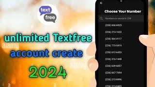 textfree account create ।। textfree new update ।। 2024 bangle 