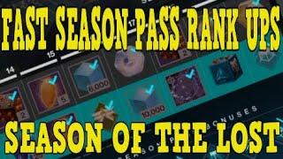 DESTINY 2 | FASTEST WAY TO LEVEL UP SEASON PASS!!! Season Of The Lost Season Pass Made EASY!!!
