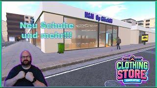 Alles Neu Schuhe, Angestellte und Eigener Merch in Clothing Store Simulator