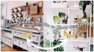 Turning My Candle Studio into a Plant Studio! | What's Next? Let's Talk: Quitting the Candle Biz