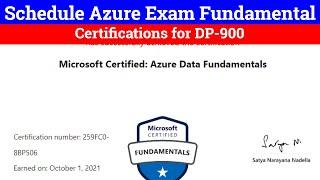 How to Schedule Your DP-900 Exam: A Complete Guide | DP-900  | Microsoft Azure Fundamentals