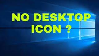 HOW TO BRING DESKTOP ICON||ZYOJYO TECH||