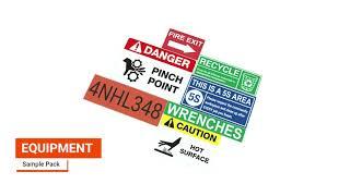 LabelTac® Sample Pack- Equipment Labeling