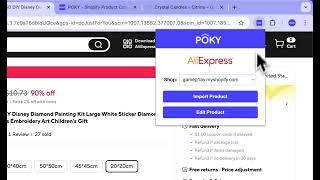 How to Import Products from AliExpress to Your Shopify Store Using POKY | Fast & Easy