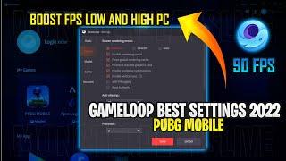 Gameloop Best Settings 2024 - Boost FPS Low And High End PC - Pubg Mobile
