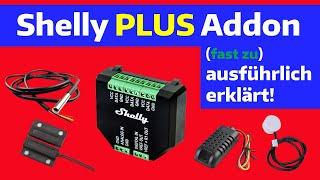 Das Shelly Plus Addon. Ausführlich vorgestellt, mit Erklärung der Anschlüsse und der Konfiguration.