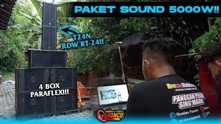 RT24 Rdw Solusi paket sound kelas hajatan atau teropan..Super midrange !!