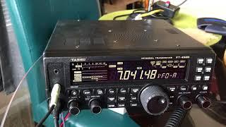 Magnetic Loop Antenna On my Yaesu FT-450D