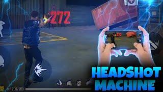 HEADSHOT MACHINE  REALME C15  SETTINGS ️ HUD +  SENSI + DPI [ FREE FIRE HIGHLIGHTS] 