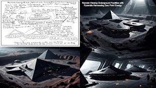 Remote Viewing Underground Facilities with Pyramids Harnessing Zero Point Energy