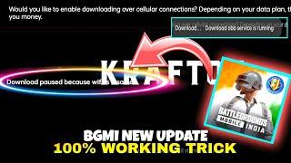 Bgmi obb service running problem 2025 | Download paused because wifi is disabled bgmi | How to share