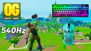 SteelSeries Apex Pro TKL ASMR  Fortnite OG Solo Gameplay  Satisfying Keyboard Fortnite 360 FPS 4K