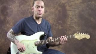 Using the Volume, Tone and Toggle Switch on a Strat Guitar Lesson