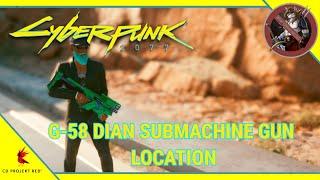 Cyberpunk 2077 - How to Get the G-58 DIAN Submachine Gun Location