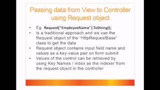 LAB 5   Passing data from view to controller using Request, Parameters and Model Binding in MVC